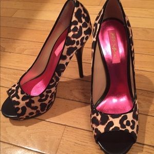 Betsey Johnson Leopard Heels